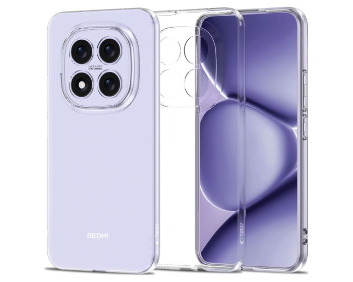 TECH-PROTECT Flexair Crystal Case Θήκη Σιλικόνης Διάφανο (Xiaomi Redmi Note 15 Pro Plus 5G / Poco M8 Pro 5G) - MT83286