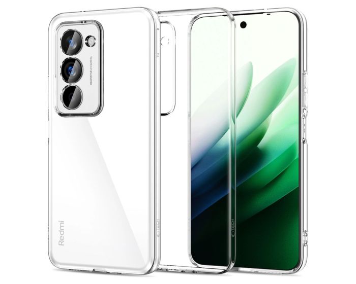 TECH-PROTECT Flexair Crystal Case Θήκη Σιλικόνης Διάφανο (Xiaomi Redmi 15 4G / 5G)