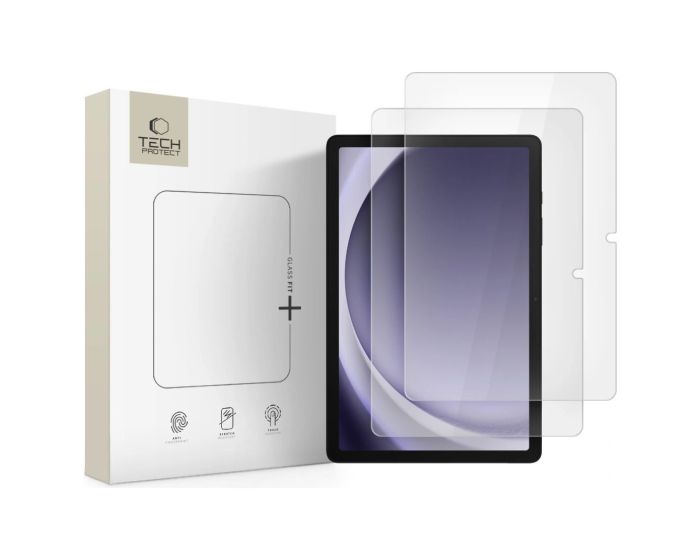 TECH-PROTECT Glass Fit+ Αντιχαρακτικό Γυαλί 9H Tempered Glass 2pcs (Samsung Galaxy Tab A9 Plus 11.0 / A11 Plus 11.0)