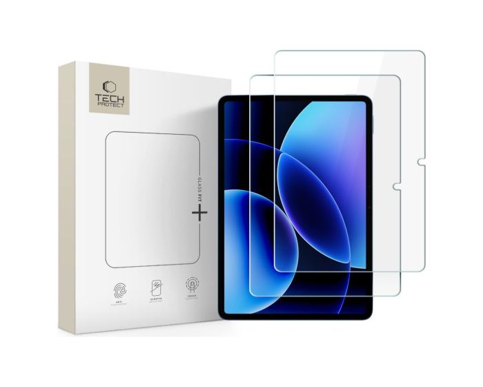 TECH-PROTECT Glass Fit+ Αντιχαρακτικό Γυαλί 9H Tempered Glass 2pcs (Xiaomi Pad 7 / 7 Pro / 8 / 8 Pro) - MT83310
