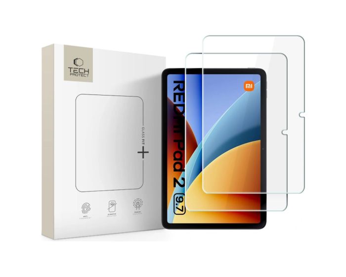 TECH-PROTECT Glass Fit+ Αντιχαρακτικό Γυαλί 9H Tempered Glass 2pcs (Xiaomi Redmi Pad 2 9.7'') - MT83313