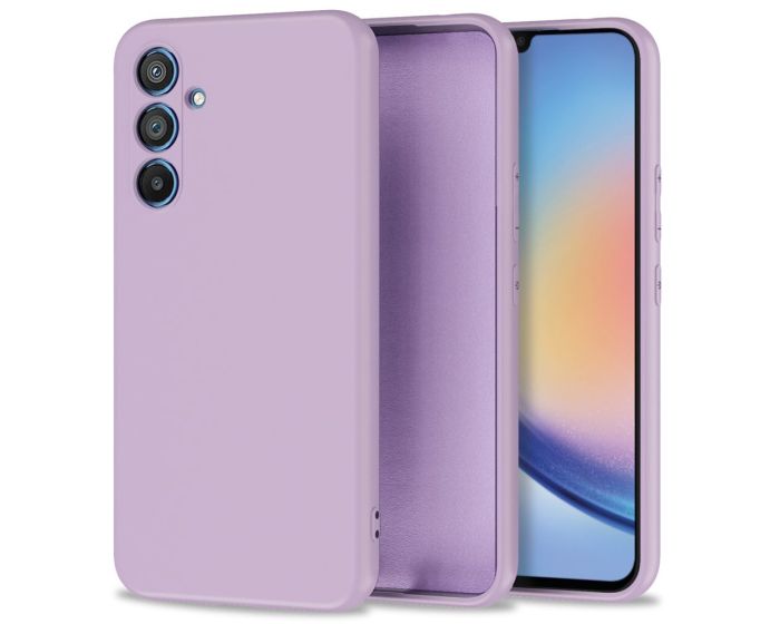 TECH-PROTECT Icon Soft Touch Silicone Case Violet (Samsung Galaxy A34 5G)