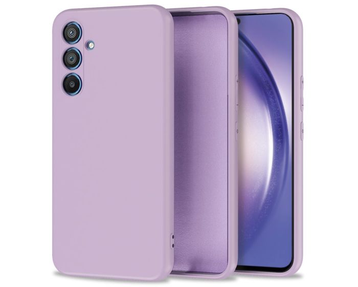 TECH-PROTECT Icon Soft Touch Silicone Case Violet (Samsung Galaxy A54 5G)