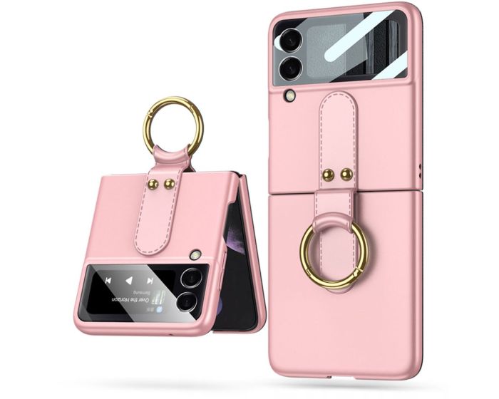 TECH-PROTECT Icon Ring Holder Case Rose Gold (Samsung Galaxy Z Flip4)