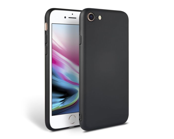 TECH-PROTECT Icon Soft Touch Silicone Case Black (iPhone 7 / 8 / SE 2020 / 2022)