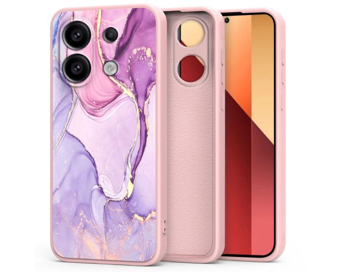 TECH-PROTECT Icon Case Θήκη Σιλικόνης - Marble (Xiaomi Redmi Note 13 Pro 4G / Poco M6 Pro 4G)