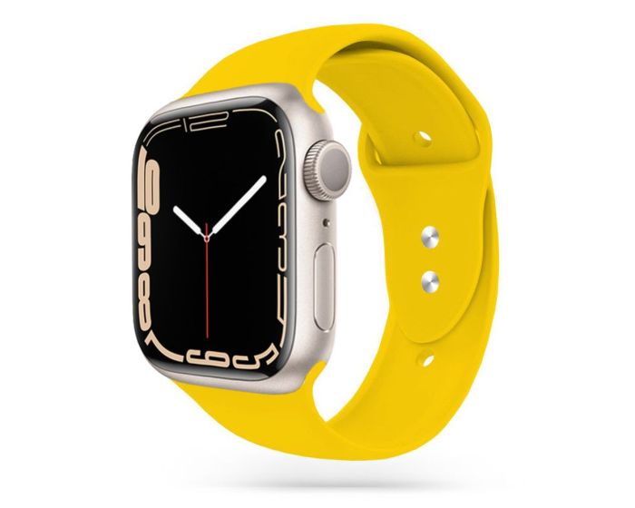 TECH-PROTECT Iconband - Yellow - Λουράκι Σιλικόνης για Apple Watch 42/44/45/49mm (1/2/3/4/5/6/7/8/9/SE/ULTRA)