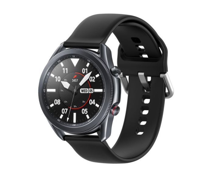 TECH-PROTECT Iconband - Black - Λουράκι Σιλικόνης για Samsung Galaxy Watch 3 45mm