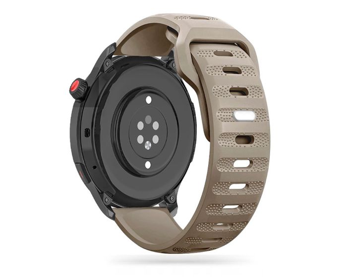 TECH-PROTECT Iconband Line - Army Sand - Λουράκι Σιλικόνης για Samsung Galaxy Watch 4 / 5 / 5 Pro / 6 (40/42/43/44/45/46/47mm)
