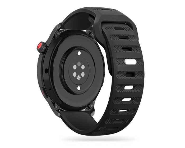 TECH-PROTECT Iconband Line - Black - Λουράκι Σιλικόνης για Samsung Galaxy Watch 4 / 5 / 5 Pro / 6 (40/42/43/44/45/46/47mm)