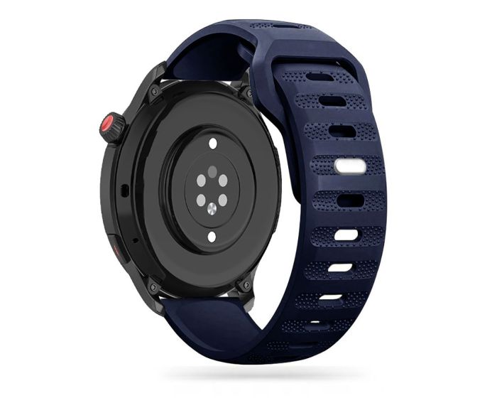 TECH-PROTECT Iconband Line - Navy - Λουράκι Σιλικόνης για Samsung Galaxy Watch 4 / 5 / 5 Pro / 6 / 7 / FE (40/42/43/44/45/46/47mm)