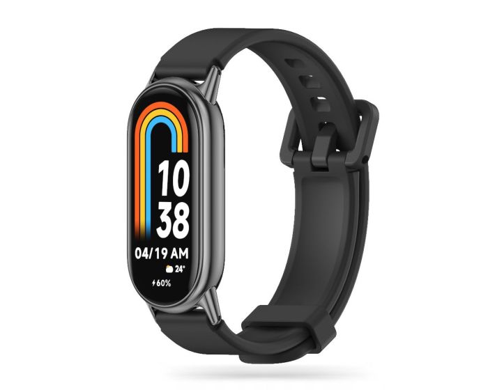 TECH-PROTECT Iconband Pro - Black - Λουράκι Σιλικόνης για Xiaomi Smart Band 8 / 8 NFC