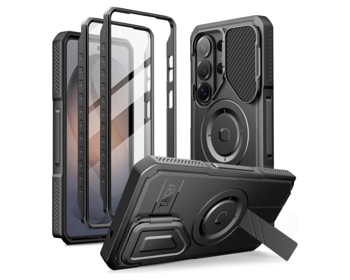 TECH-PROTECT Kevlar MagSafe 2-Set Ανθεκτική Θήκη - Black (Samsung Galaxy S26 Ultra) - MT83544