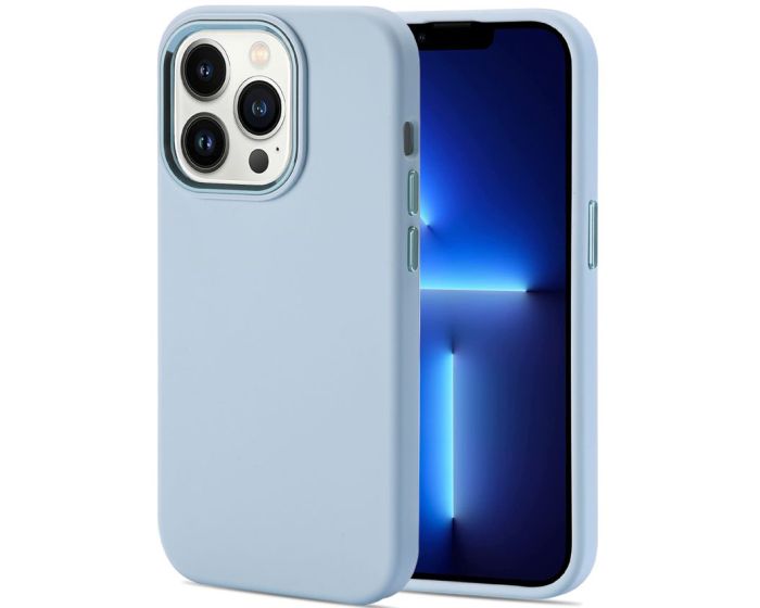 TECH-PROTECT Liquid Soft Touch Silicone Case Sky Blue (iPhone 14 Pro Max)