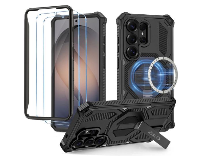 TECH-PROTECT MagΒlast MagSafe Case + 2-Pack Glass Ανθεκτική Θήκη Black (Samsung Galaxy S26 Ultra) - MT83541