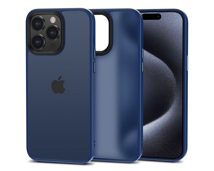 TECH-PROTECT Magmat Hybrid Case Matte Navy (iPhone 15 Pro Max)