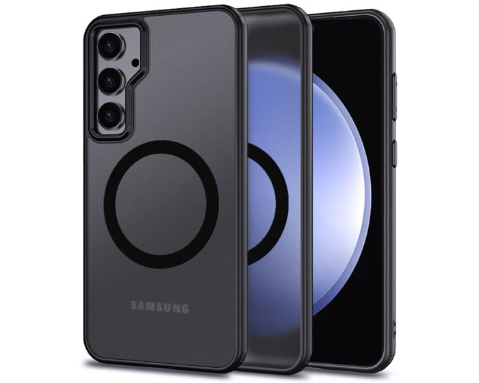 TECH-PROTECT Magmat MagSafe Hybrid Case Matte Black (Samsung Galaxy S23 FE)