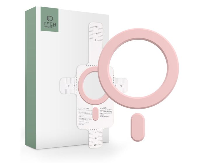 TECH-PROTECT Magmat MagSafe Universal Magnetic Ring Μαγνητικός Δακτύλιος - Pink