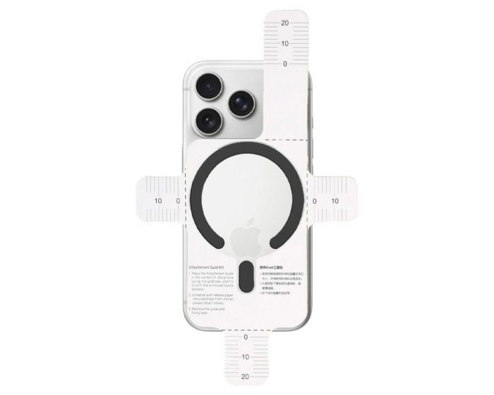 TECH-PROTECT MMP-200 MagSafe Universal Magnetic Ring Μαγνητικός Δακτύλιος - Black - MT83188