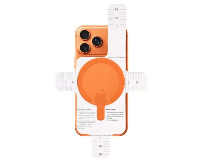 TECH-PROTECT MMP-200 MagSafe Universal Magnetic Ring Μαγνητικός Δακτύλιος - Cosmic Orange - MT83189
