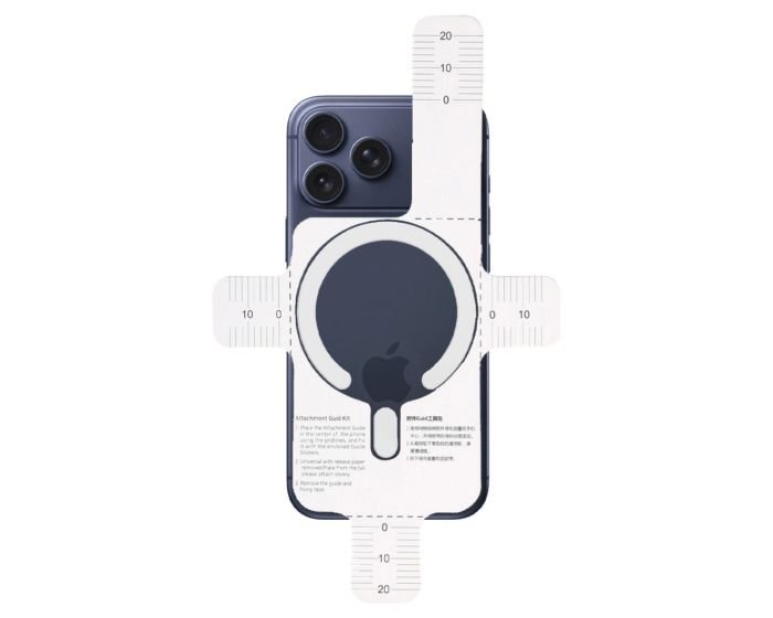 TECH-PROTECT MMP-200 MagSafe Universal Magnetic Ring Μαγνητικός Δακτύλιος - White - MT83191