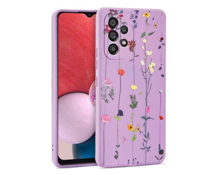 TECH-PROTECT Mood Case Θήκη Σιλικόνης - Garden Violet (Samsung Galaxy A13 4G)