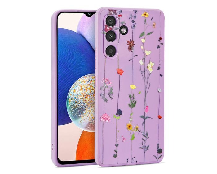 TECH-PROTECT Mood Case Θήκη Σιλικόνης - Garden Violet (Samsung Galaxy A14 4G / 5G)