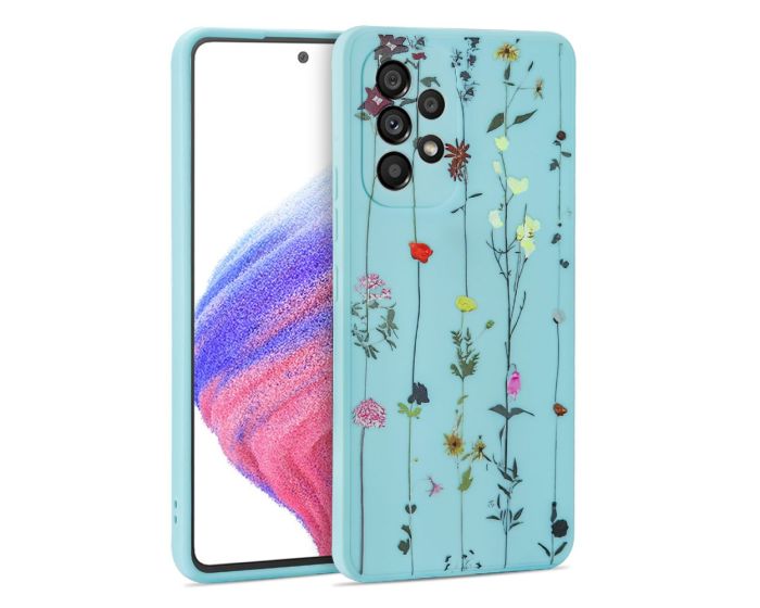 TECH-PROTECT Mood Case Θήκη Σιλικόνης - Garden Blue (Samsung Galaxy A53 5G)