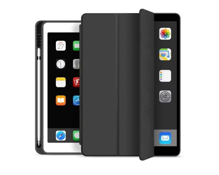 TECH-PROTECT SC Pen Smart Cover Case με δυνατότητα Stand - Black (iPad 10.2 2019 / 2020 / 2021)