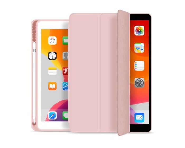 TECH-PROTECT SC Pen Smart Cover Case με δυνατότητα Stand - Pink (iPad 10.2 2019 / 2020 / 2021)