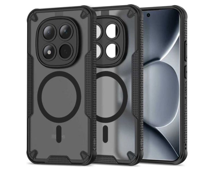 TECH-PROTECT Rugged Shield MagSafe Hybrid Case Matte Black (Xiaomi Redmi Note 15 Pro Plus 5G / Poco M8 Pro 5G) - MT83159