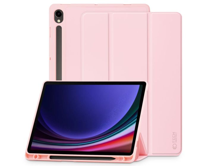 TECH-PROTECT SC Pen Smart Cover Case με δυνατότητα Stand - Pink (Samsung Galaxy Tab S9 FE 10.9)