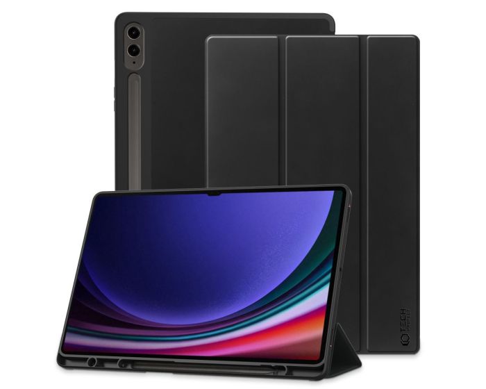 TECH-PROTECT SC Pen Smart Cover Case με δυνατότητα Stand - Black (Samsung Galaxy Tab S9 FE Plus 12.4)
