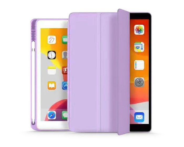 TECH-PROTECT SC Pen Smart Cover Case με δυνατότητα Stand - Violet (iPad 10.2 2019 / 2020 / 2021)