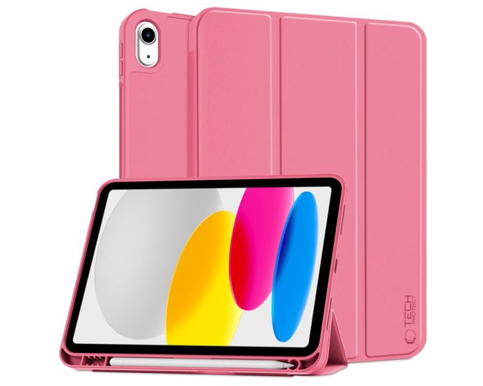 TECH-PROTECT SC Pen Smart Cover Case με δυνατότητα Stand - Magenta (iPad 10.9 2022 / 11 2025)