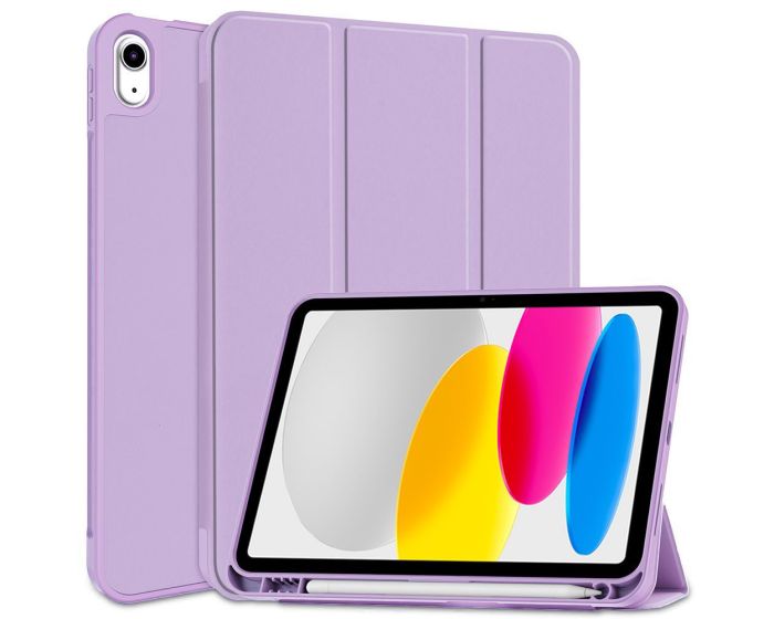 TECH-PROTECT SC Pen Smart Cover Case με δυνατότητα Stand - Violet (iPad 10.9 2022)