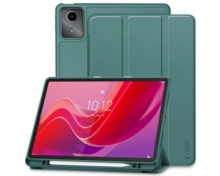 TECH-PROTECT SC Pen Smart Cover Case με δυνατότητα Stand - Green (Lenovo Tab M11 11.0)