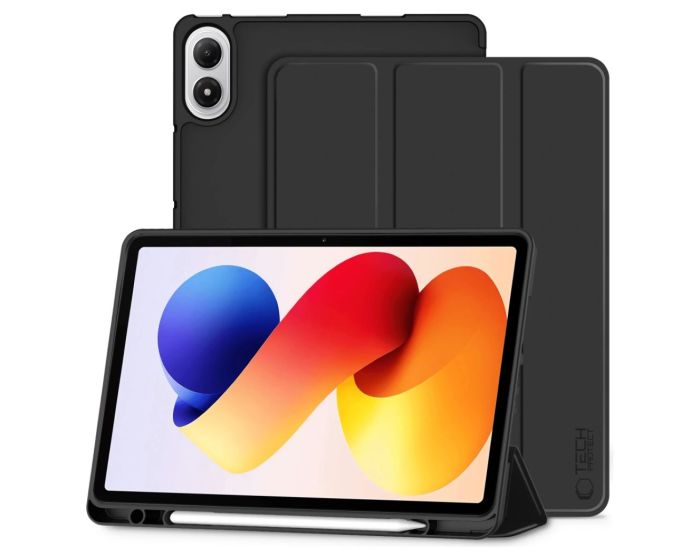 TECH-PROTECT SC Pen Smart Cover Case με δυνατότητα Stand - Black (Xiaomi Poco Pad M1 / Redmi Pad 2 Pro) - MT83304
