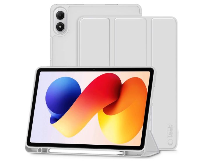 TECH-PROTECT SC Pen Smart Cover Case με δυνατότητα Stand - Grey (Xiaomi Poco Pad M1 / Redmi Pad 2 Pro) - MT83305