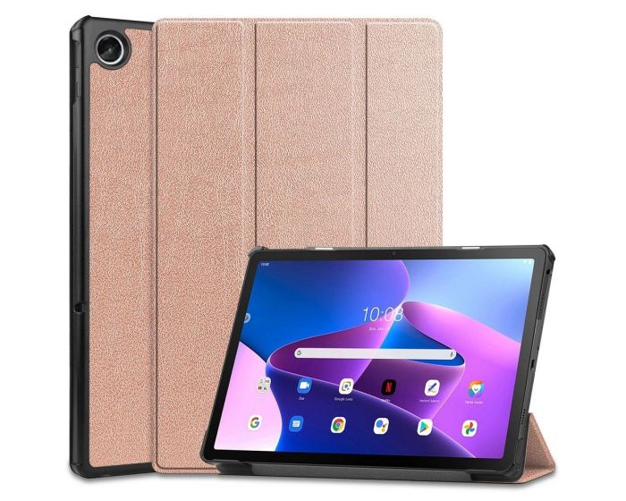 TECH-PROTECT Slim Smart Cover Case με δυνατότητα Stand - Rose Gold (Lenovo Tab M10 Plus 10.6 3rd Gen)