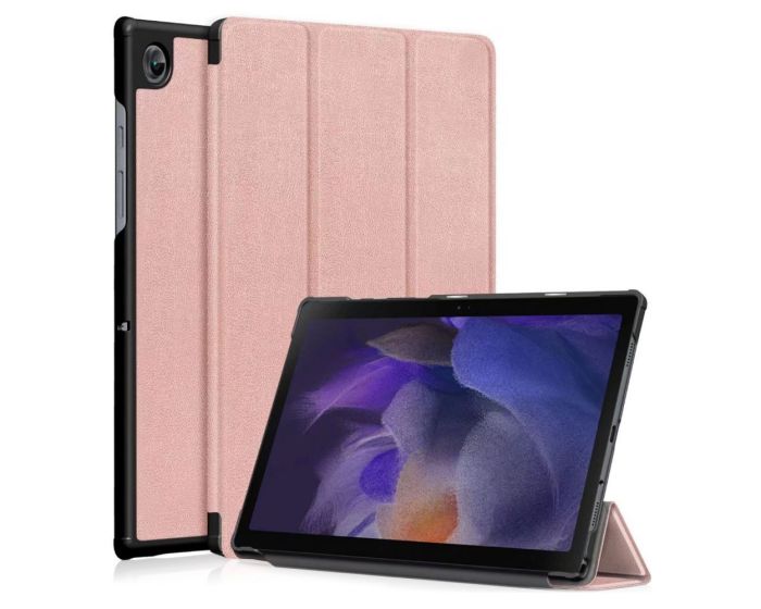 TECH-PROTECT Slim Smart Cover Case με δυνατότητα Stand - Rose Gold (Samsung Galaxy Tab A8 10.5)