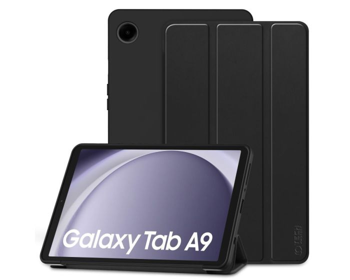 TECH-PROTECT Slim Smart Cover Case με δυνατότητα Stand - Black (Samsung Galaxy Tab A9 8.7)