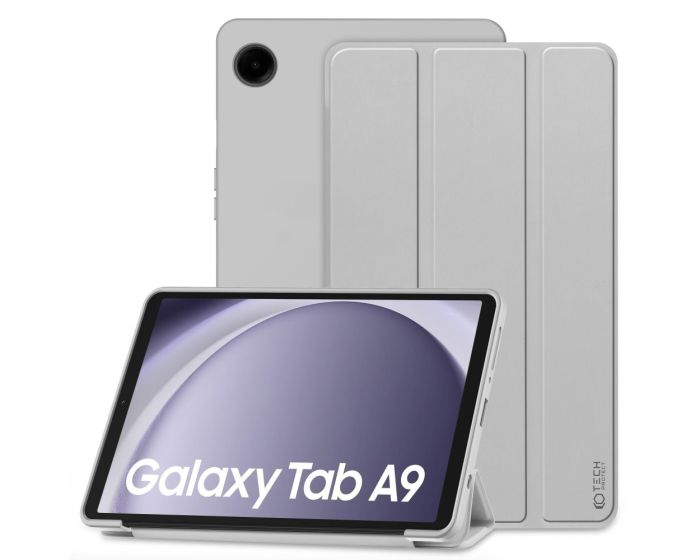 TECH-PROTECT Slim Smart Cover Case με δυνατότητα Stand - Grey (Samsung Galaxy Tab A9 8.7)