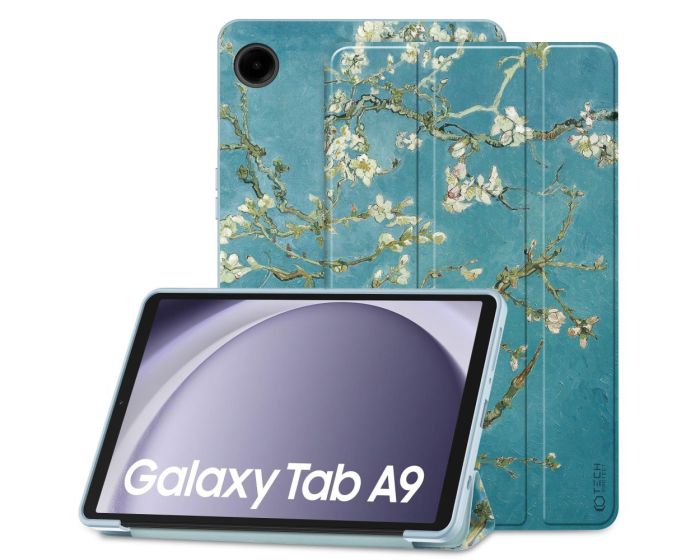 TECH-PROTECT Slim Smart Cover Case με δυνατότητα Stand - Sakura (Samsung Galaxy Tab A9 8.7)