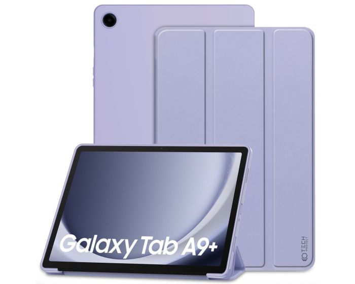 TECH-PROTECT Slim Smart Cover Case με δυνατότητα Stand - Violet (Samsung Galaxy Tab A9 Plus 11.0)