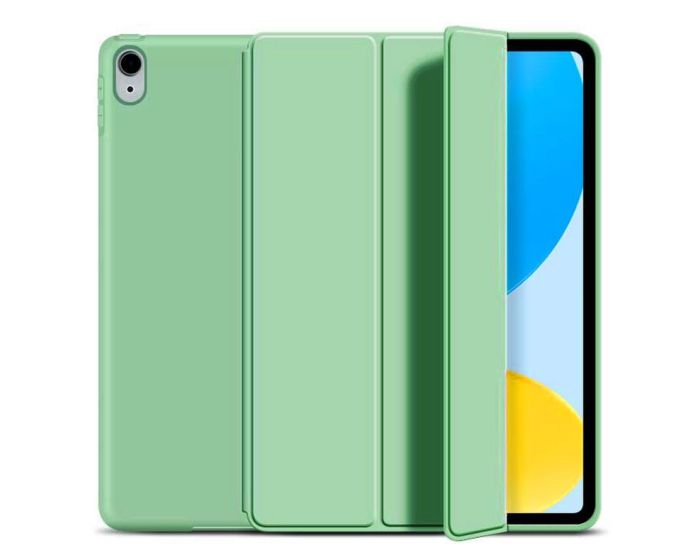TECH-PROTECT Slim Smart Cover Case με δυνατότητα Stand - Matcha Green (iPad 10.9 2022)