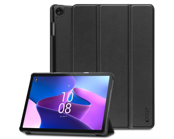 TECH-PROTECT Slim Smart Cover Case με δυνατότητα Stand - Black (Lenovo Tab M10 Gen 3 10.1)