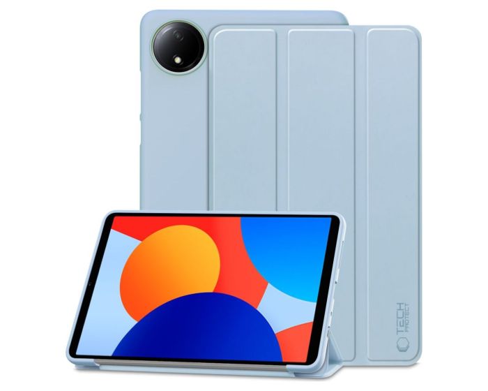 TECH-PROTECT Slim Smart Cover Case με δυνατότητα Stand - Sky Blue (Xiaomi Redmi Pad SE 8.7)