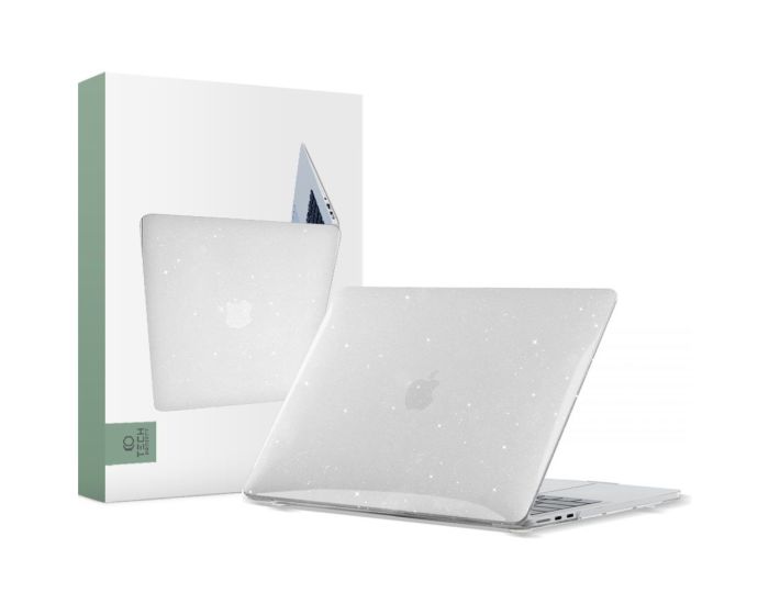 TECH-PROTECT SmartShell Σκληρή Θήκη - Κάλυμμα Glitter Clear (MacBook Air 13 2022)