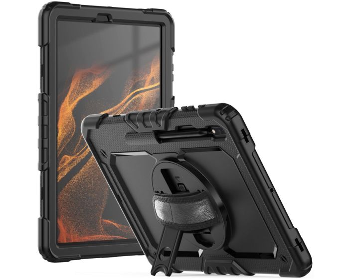 TECH-PROTECT Solid 360 Full Cover Case Black (Samsung Galaxy Tab S7 Plus 12.4 / S8 Plus 12.4 / S7 FE 5G 12.4)
